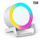 Беспроводная Bluetooth колонка U-Tone RGB c функцией беспроводной зарядки 15W, черный
