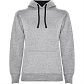 Толстовка URBAN WOMAN женская, СЕРЫЙ/ЧЕРНЫЙ XL