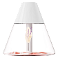 Светодиодный USB увлажнитель-аромадиффузор Cone, белый